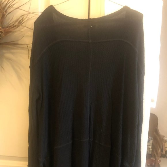 Free People Laguna Black Thermal Long S - Picture 2 of 3